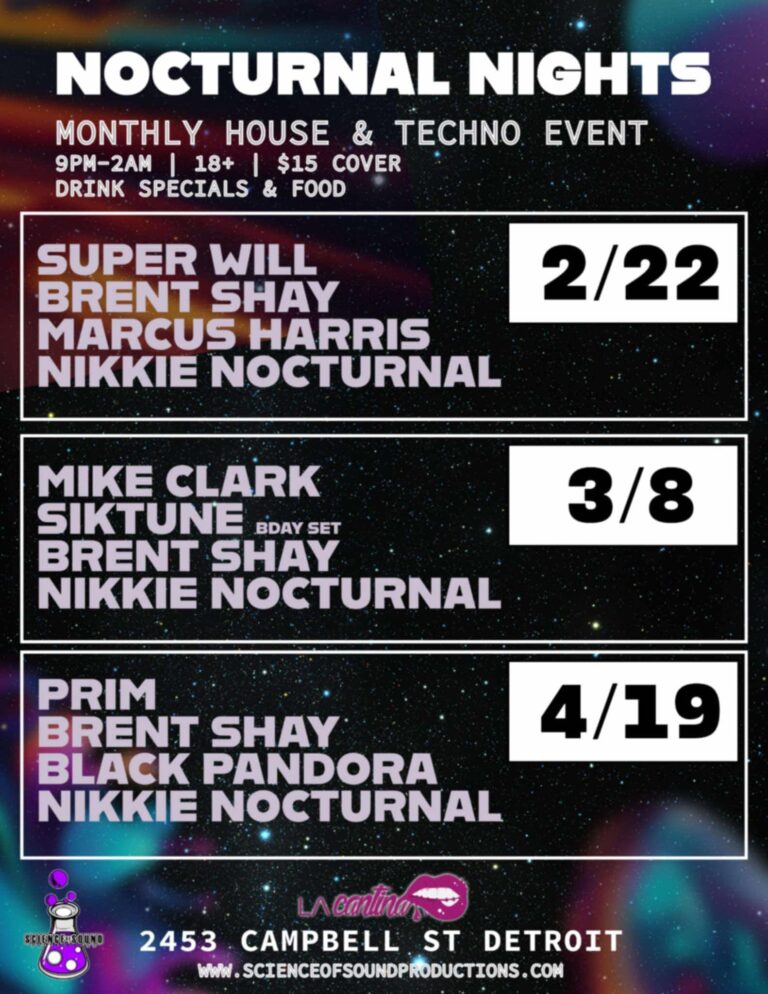 Catch Mike Clark at Nocturnal Nights – March 8th!